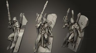 Military figurines Scout 1 3d model